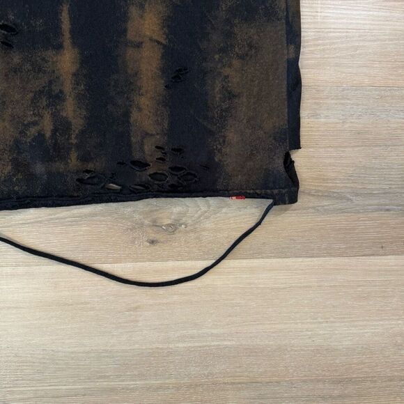 Vintage Bleach Kanye West The Life Of Pablo Quote Black Distressed Shirt Size XL - Picture 9 of 12